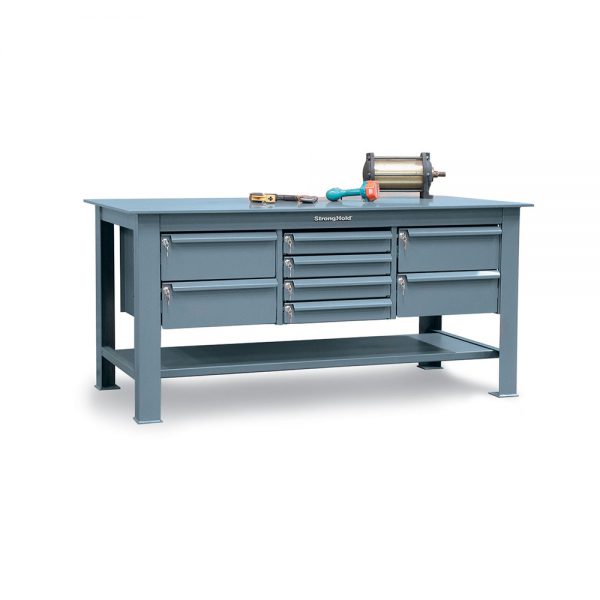 Heavy Duty Industrial Shelving and Storage Cabinets and Ventilated Cabinets Lockers Work Benches Shop Desk Tool Carts