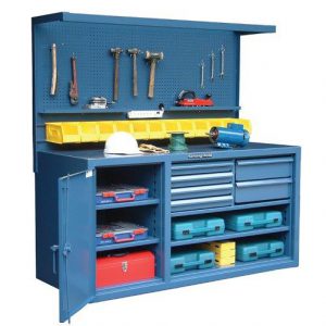 Heavy Duty Industrial Shelving and Storage Cabinets and Lockers Work Benches